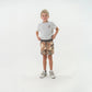 Burlebo Youth Swim Trunk in Jumbo Pintail Camo