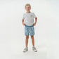 Burlebo Youth Swim Trunk in Seaside Camo