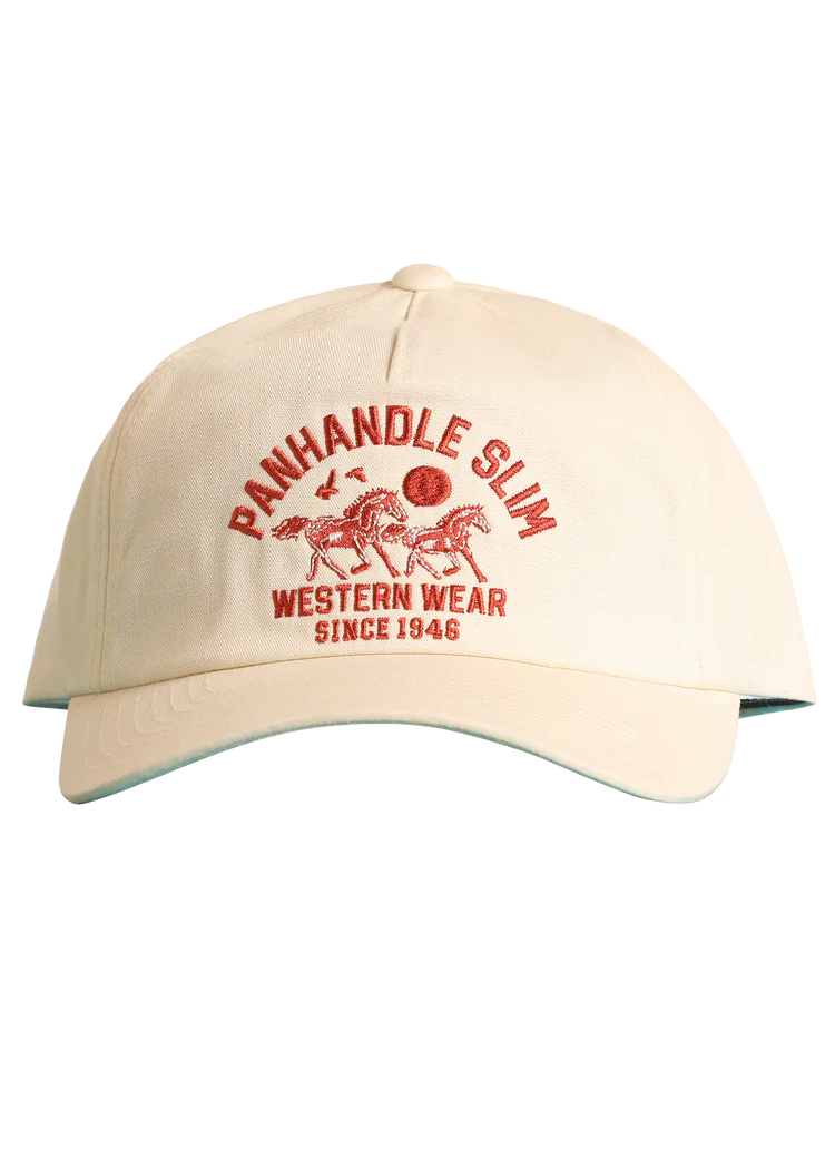 Panhandle Slim Running Horses Cap