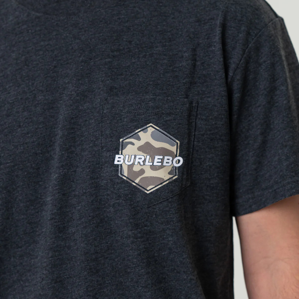 Burlebo Rad Dad Tee in Heather Black