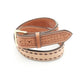 Texas Saddlery Saddle Tan Spider Buckstitch Belt
