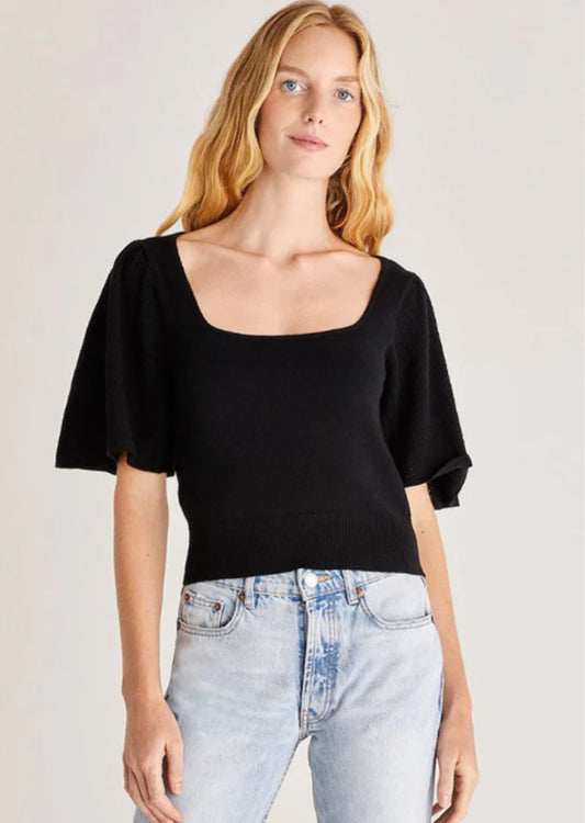 Z Supply Gigi Pointelle Sweater Top