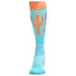 Lucky Chuck Take The Risk Turquoise Performance Socks