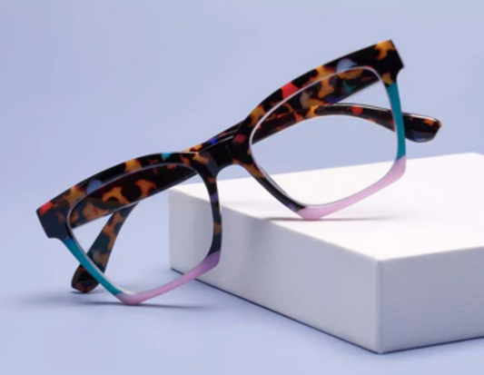 Peepers Birdie Peepfetti Tortoise Colorblock Reading Glasses