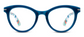 Peepers Daphne Teal/Red Check Reading Glasses