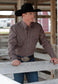 Cinch Men's Modern Fit Stripe Print Shirt
