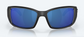 Costa Blackfin Polarized Polycarbonate Sunglasses in Matte Black/Blue Mirror