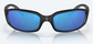 Costa Brine Polarized Sunglasses in Matte Black/ Blue Mirror