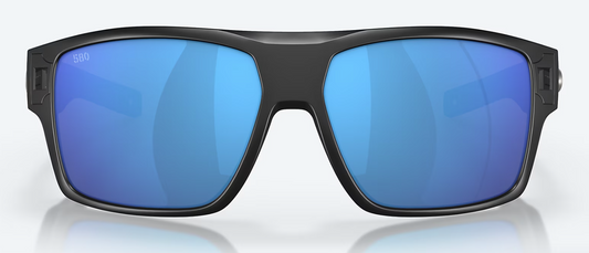 Costa Diego Polarized Sunglasses Black Matte/ Blue Mirror
