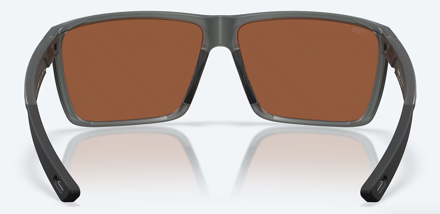 Costa Rincon II Polarized Sunglasses in Matte Smoke Crystal/ Green Mirror