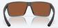 Costa Rincon II Polarized Sunglasses in Matte Smoke Crystal/ Green Mirror