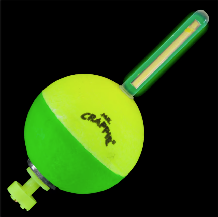Betts Tackle Mr. Crappie Flo-Glo Lighted Snap-On Bobber