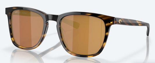 Costa Sullivan Polarized Sunglasses in Tortoise/ Gold Mirror