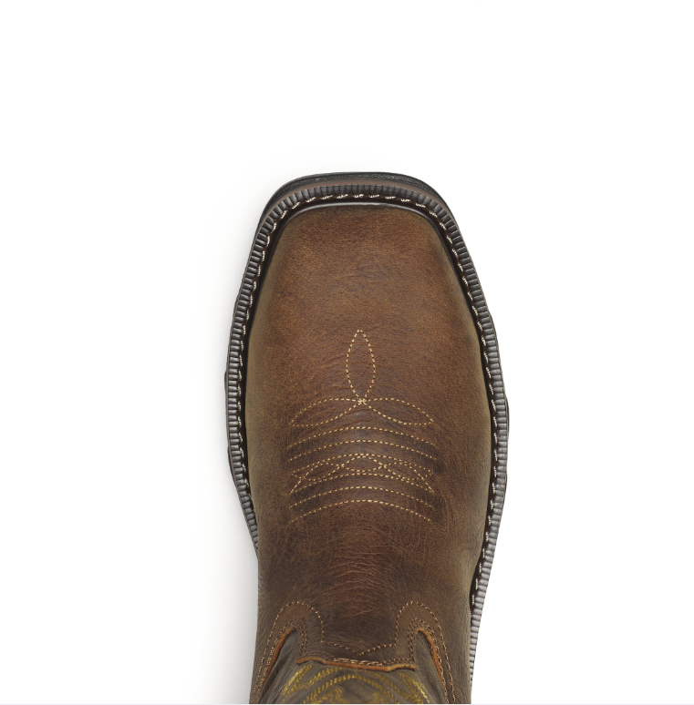 Thorogood Waterproof 11″ Brown/Sage Nano Square Toe Boot