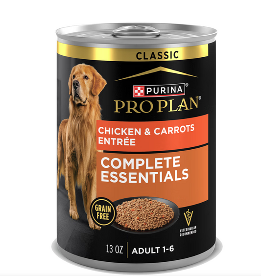 Pro Plan Complete Essentials Grain Free Chicken & Carrots Wet Dog Food
