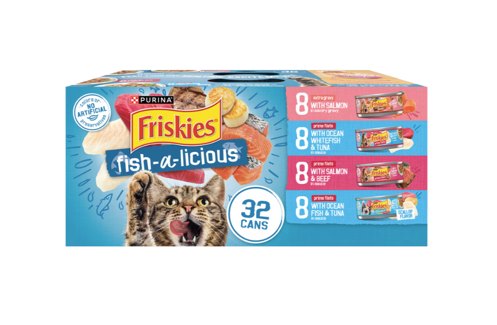 Purina Friskies Fish-a-Licious Wet Cat Food Variety Pack