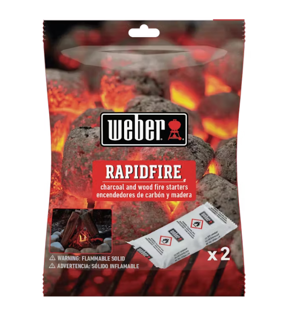 Weber Rapidfire Fire Starters- 2 Piece