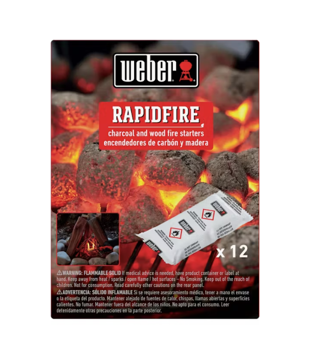 Weber Rapidfire Fire Starters- 12 Piece