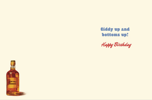 Birthday Card- Whiskey Business Woof