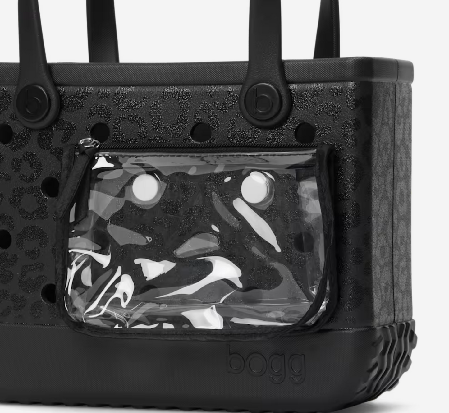 Onyx Leopard Bitty Bogg Bag