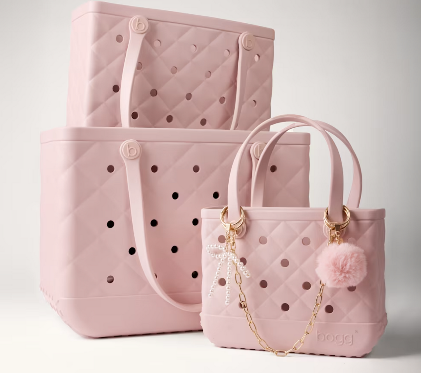 Quilted Rose Petal Bitty Bogg Bag