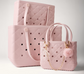 Quilted Rose Petal Bitty Bogg Bag