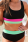 Shades of Summer Black Two Piece Swimsuit