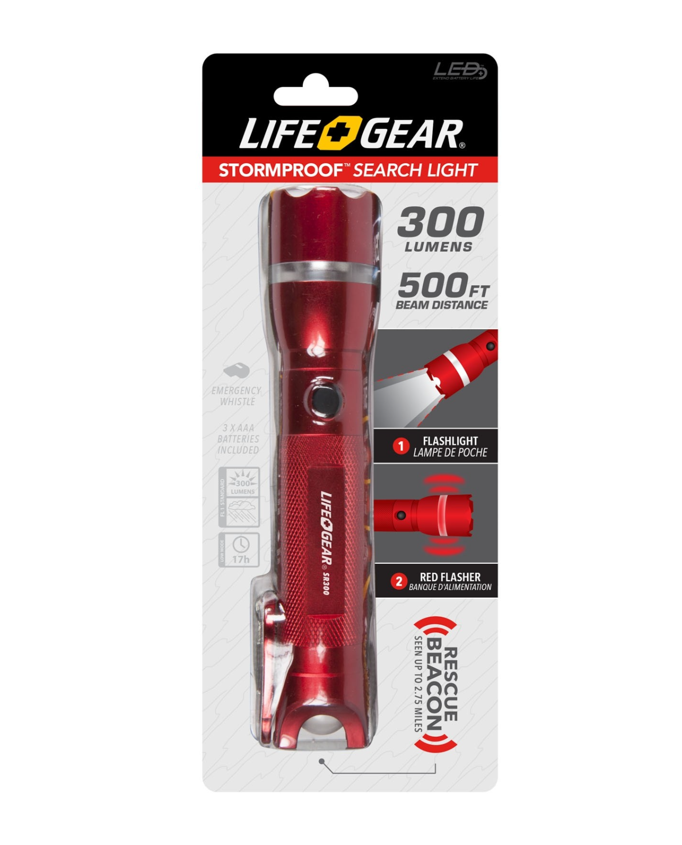 LifeGear Search Light 300 + Emergency Signaling