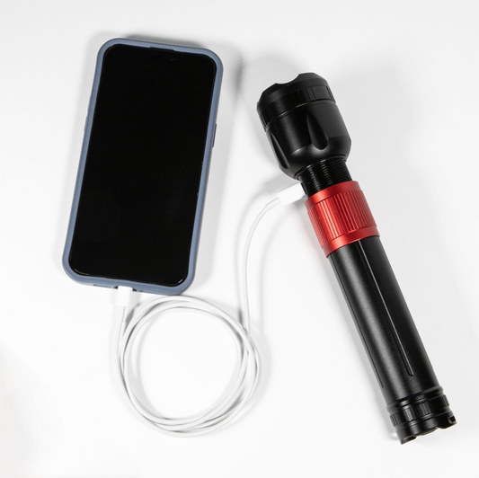 Dorcy 3400 Lumen Ultra HD USB-C Rechargeable Flashlight with Powerbank