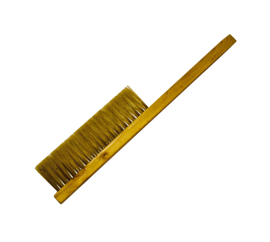 Harvest Lane Honey Bee Brush with Wooden Handle