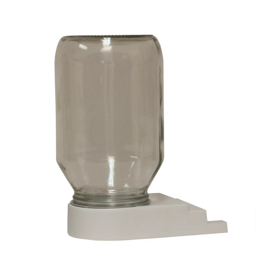 Harvest Lane Honey Entrance Feeder with Glass Jar