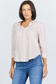 Dear John Lolita Shirt in Taupe Stripe