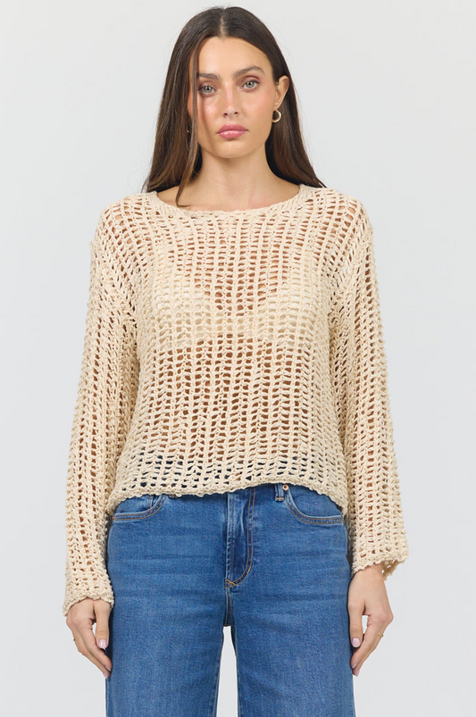 Dear John Adela Sweater in Light Beige