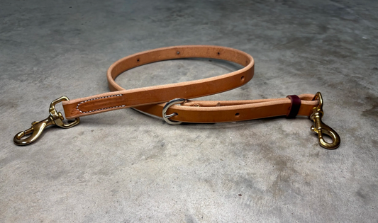7/8" Harness Leather Easy Adjust Tie Down