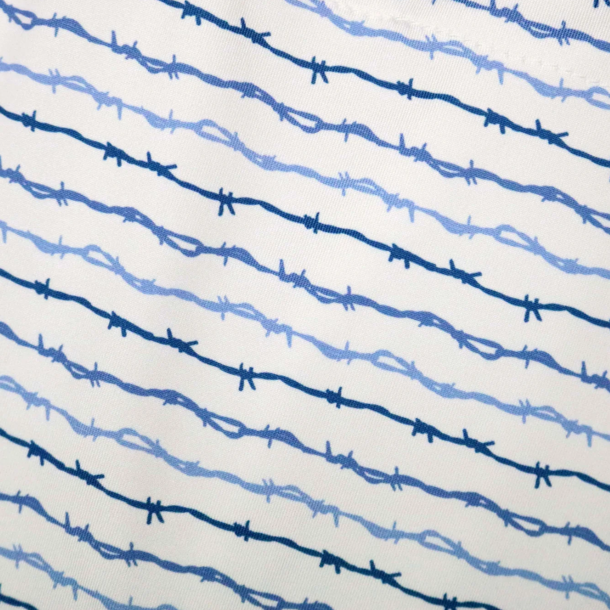 Blue Quail Barbwire Polo Short Sleeve Shirt