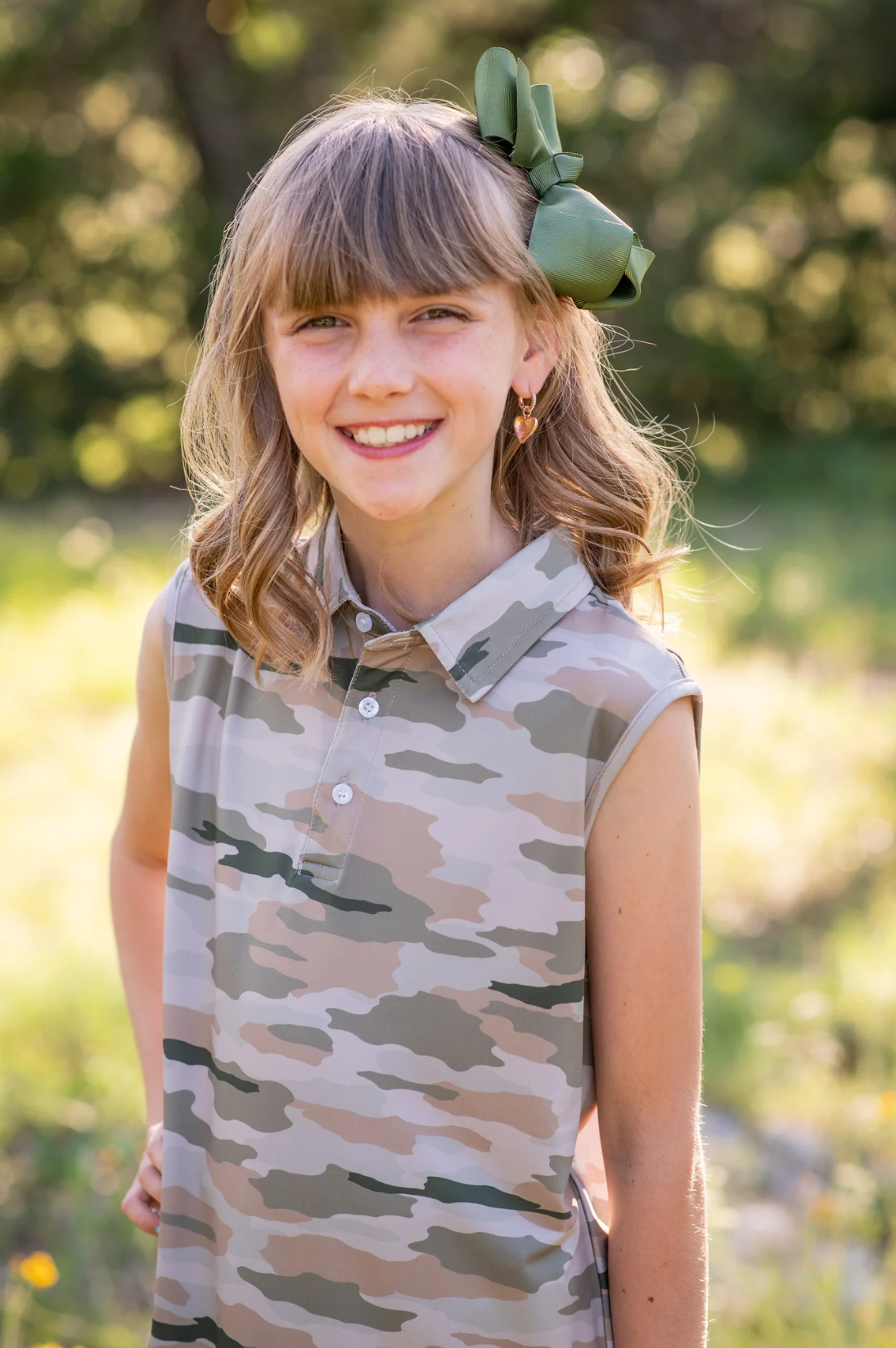 Blue Quail Classic Camo Polo Sleeveless Dress