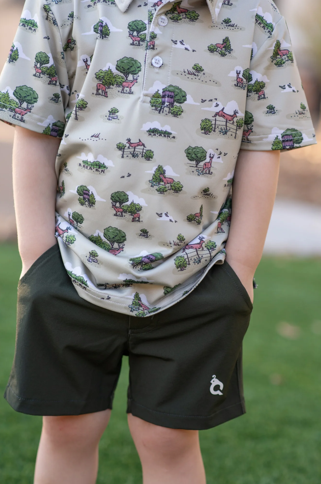 Blue Quail Evergreen Shorts