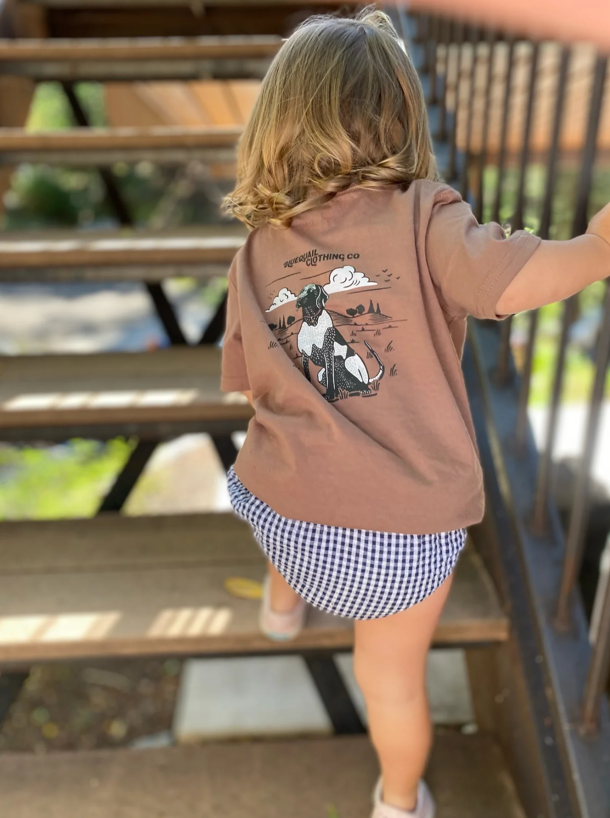 Blue Quail Pointer Graphic Pocket T-Shirt