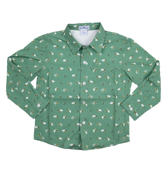 Blue Quail Fly Fishing Long Sleeve Shirt