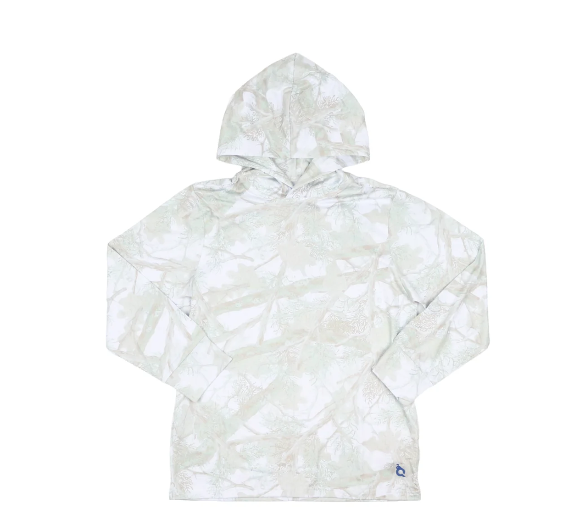 Blue Quail Whiteout Camo Lightweight Performance Hoodie