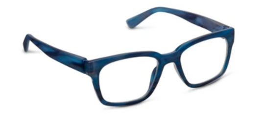 Peepers Brady Navy Horn Reading Glasses