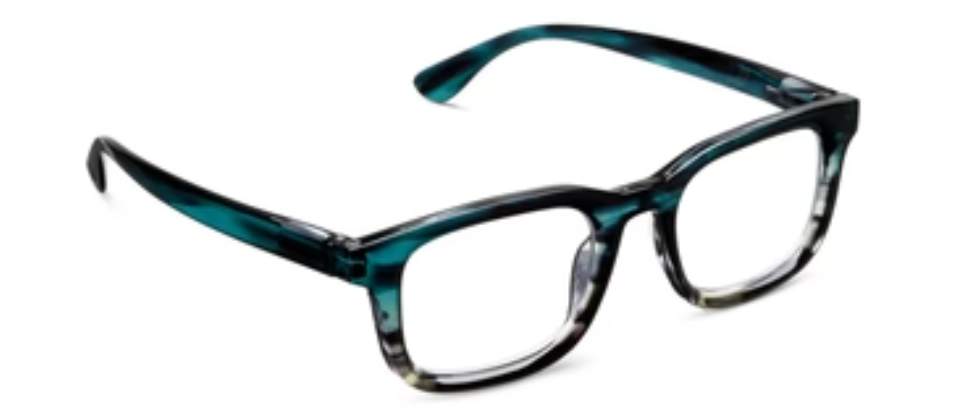 Peepers Otto Teal Ombre Horn Reading Glasses