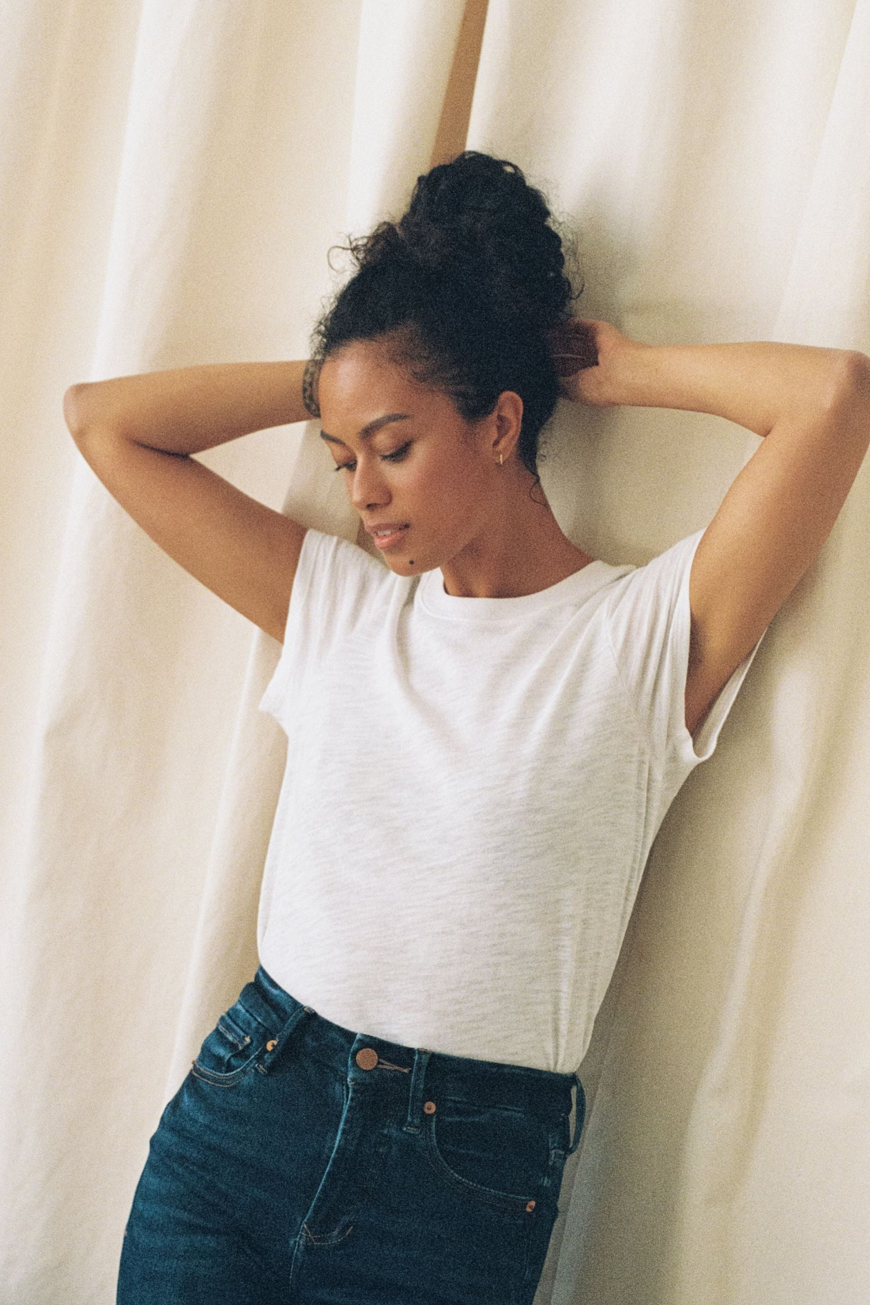 Dear John Asher Tee in White