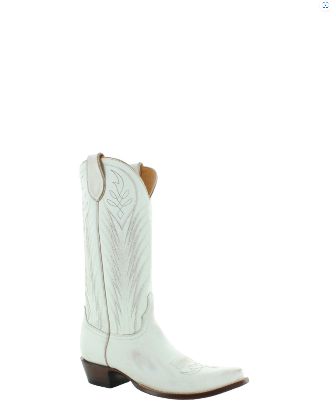 Old Gringo Emmer Boot in White/Beige