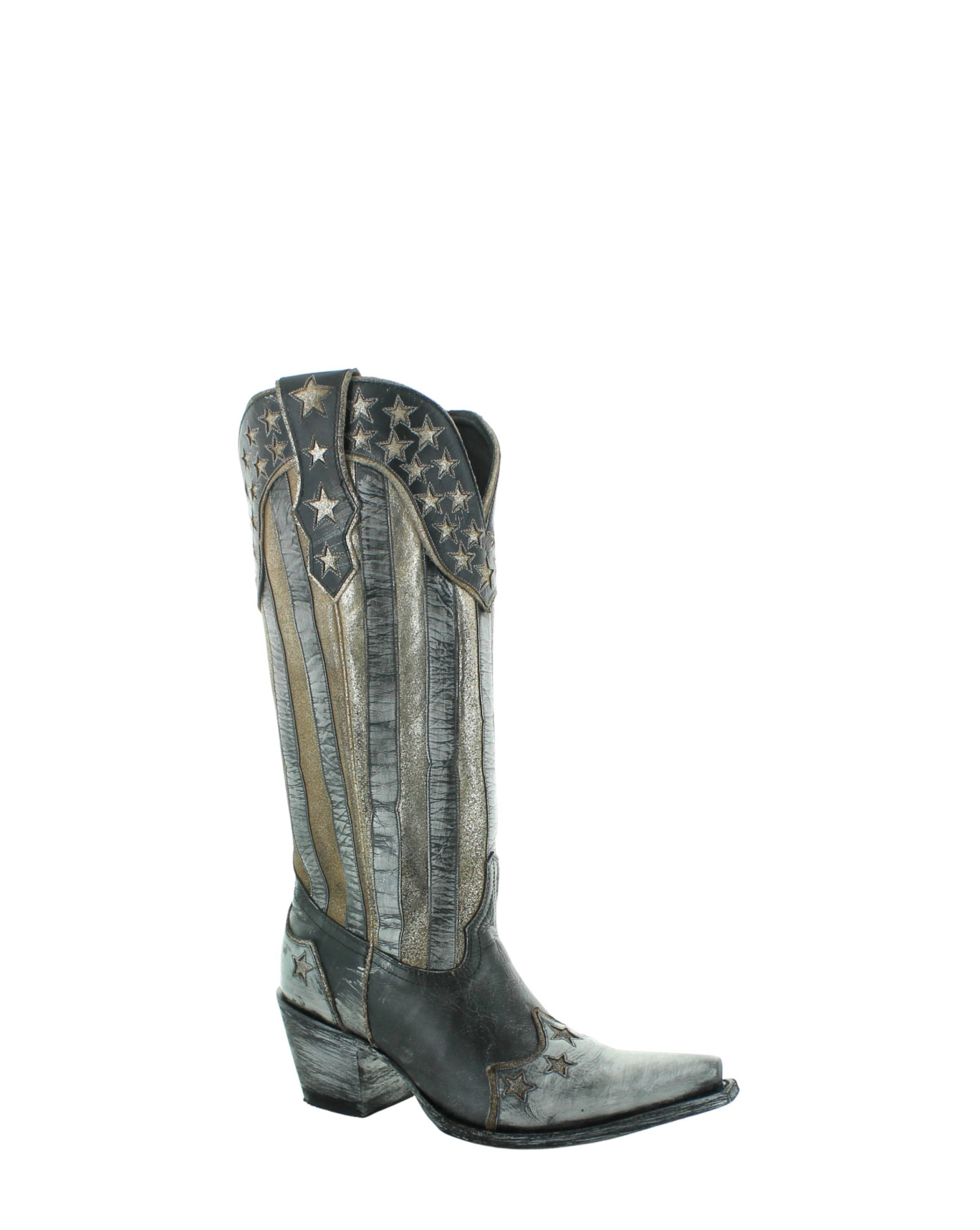 Yippee Ki Yay By Old Gringo Bloom Boot in Black/Fusil