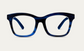 Peepers To the Maximalist Blue Ombre Horn Reading Glasses