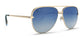 Blenders Matte Gold Shadow Sunglasses