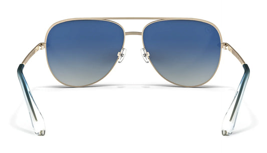 Blenders Matte Gold Shadow Sunglasses