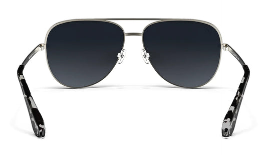 Blenders Matte Silver Shadow Sunglasses