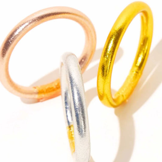 Silver Tzubbie All Weather Bangle® Serenity Prayer